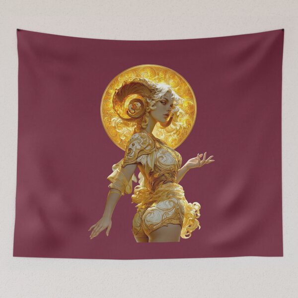Item preview, Sun Goddess of Golden Light designed and sold by MythicMood.