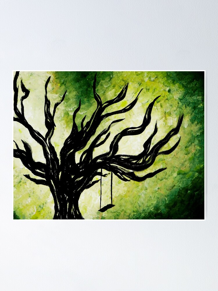 Spooky Tree Poster By Calypso Skys Redbubble