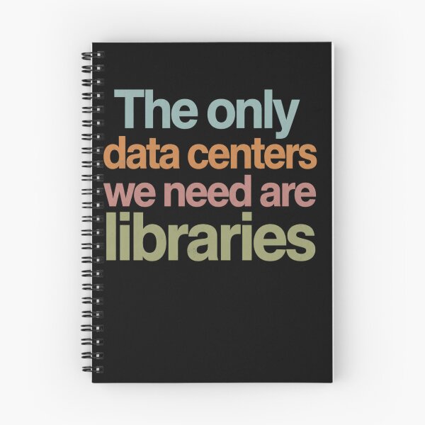 Item preview, The Only Data Centers We Need Are Libraries Book Lover Librarian designed and sold by FormalDehyena.