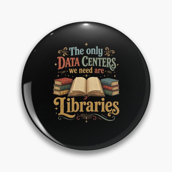 Item preview, The Only Data Centers We Need Are Libraries Librarian Book Lover Reading designed and sold by FormalDehyena.