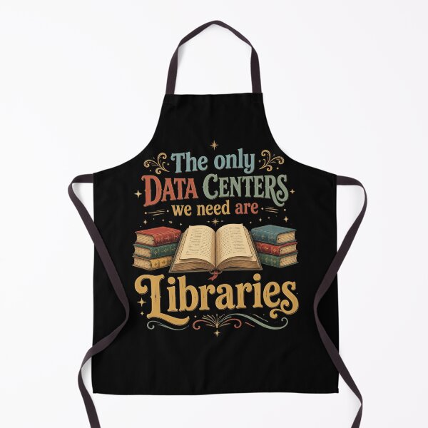 Item preview, The Only Data Centers We Need Are Libraries Librarian Book Lover Reading designed and sold by FormalDehyena.