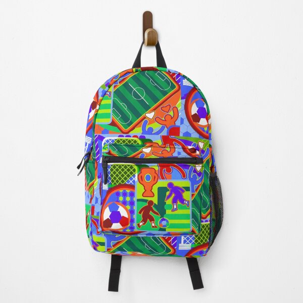 Item preview, Eat Sleep Win Repeat Soccer Goal Vibrant Art Abstract designed and sold by sofiartmedia.