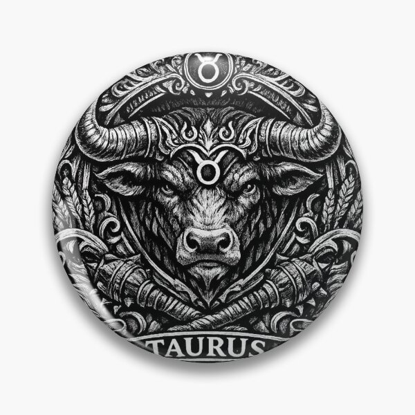 Item preview, vintage tattooTaurus The Zodiac Sign 2 designed and sold by Angelle55.