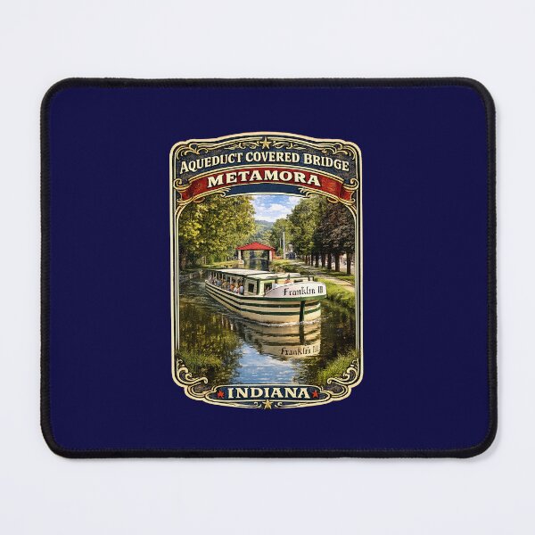 Item preview, Aqueduct Covered Bridge Rustic designed and sold by gotucoveredart.