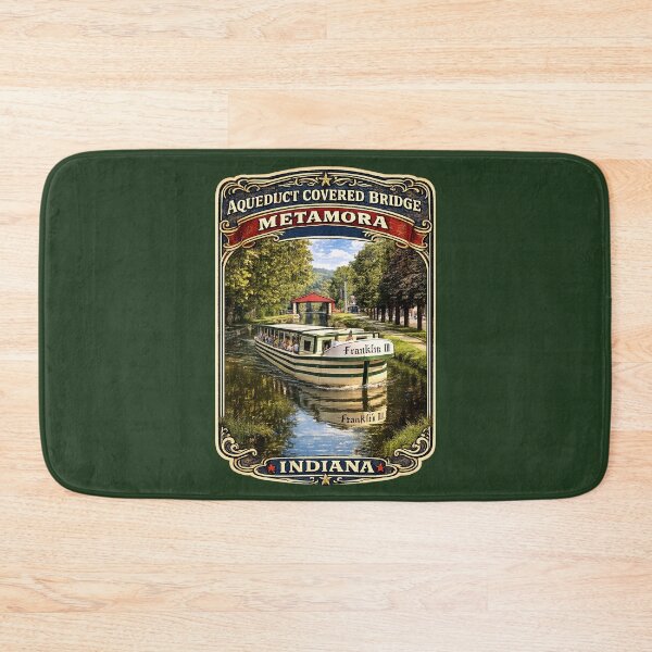 Item preview, Aqueduct Covered Bridge Rustic designed and sold by gotucoveredart.