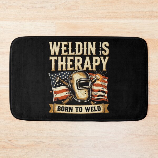 Item preview, Welding Is My Therapy Eagle Patriotic Welder USA Vintage designed and sold by LabCore.