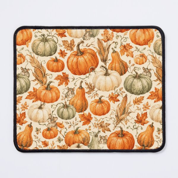 Item preview, Halloween Pumpkin Patch Watercolor Seamless Pattern designed and sold by Inkworksbyshery.
