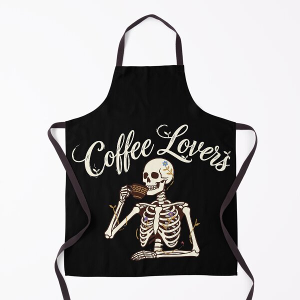 Item preview, Vintage Skeleton Drinking Coffee Floral Aesthetic Art designed and sold by FlatInkStudio.