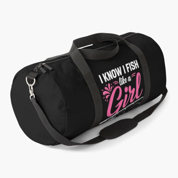 Item preview, I Know I Fish Like A Girl Try To Keep Up Female Angler Fishing Enthusiast designed and sold by FormalDehyena.