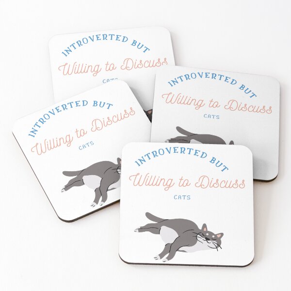 Item preview, Easily Distracted By Cats Funny Cat Lover Design designed and sold by MyImaginacion.