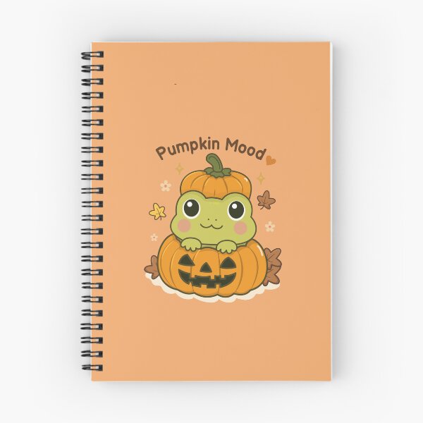Item preview, Cute Pumpkin Frog Halloween Kawaii Sticker – Cozy Fall Autumn Design designed and sold by Lilypad Shop.