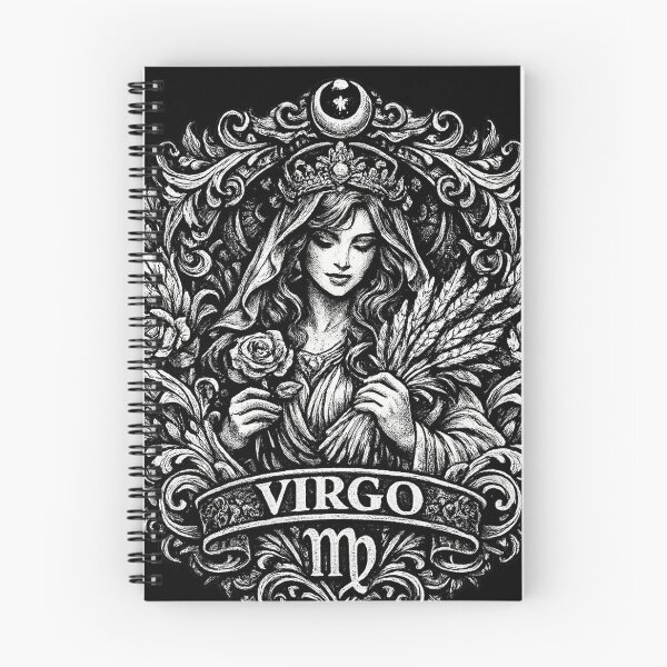 Item preview, Vintage Tattoo Virgo The Zodiac Sign designed and sold by Angelle55.