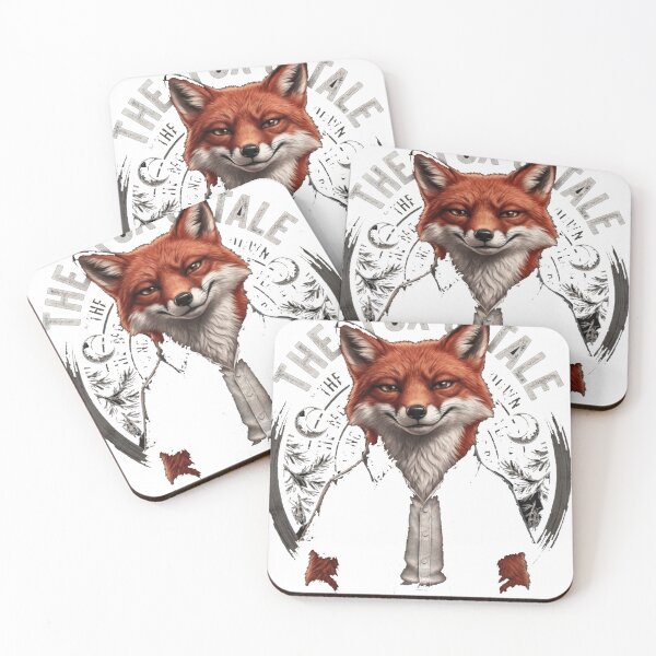 Item preview, The Fox Tale – Clever Fox Vintage Animal T-Shirt Design designed and sold by Dowidi.