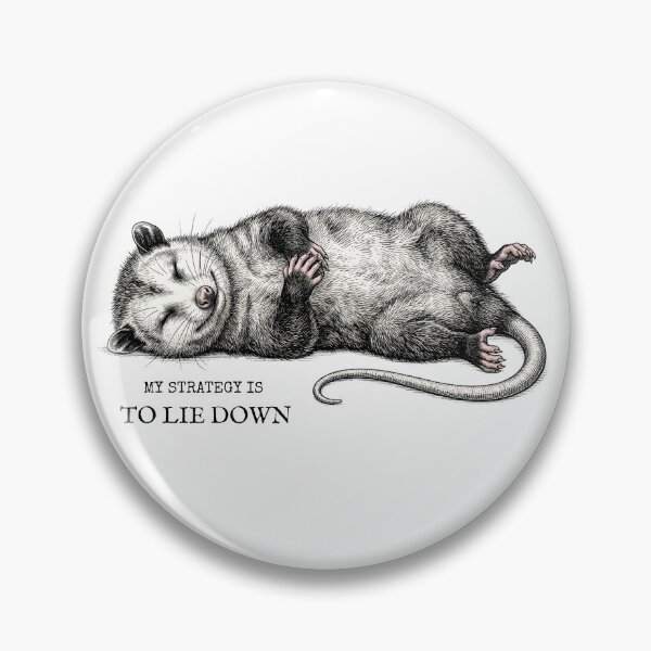 Item preview, Possum – My Strategy Is To Lie Down designed and sold by lazydogonline.