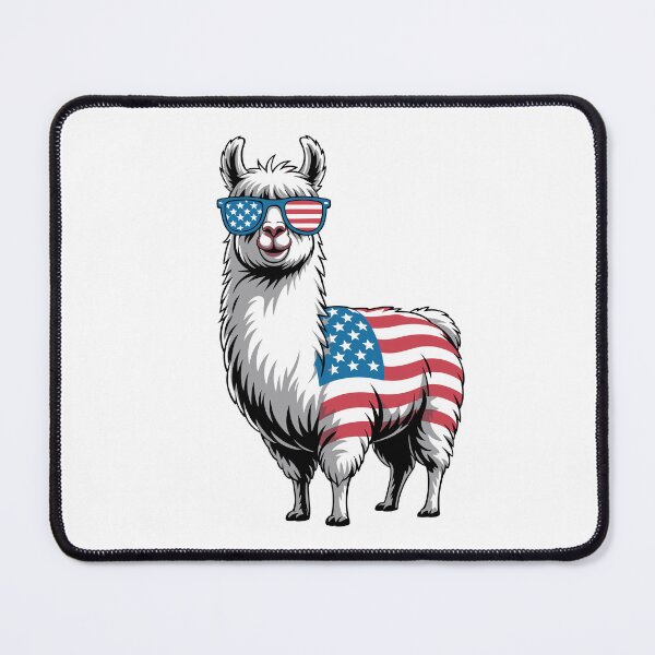 Item preview, Patriotic Llama Wearing Sunglasses designed and sold by jkrphoto.