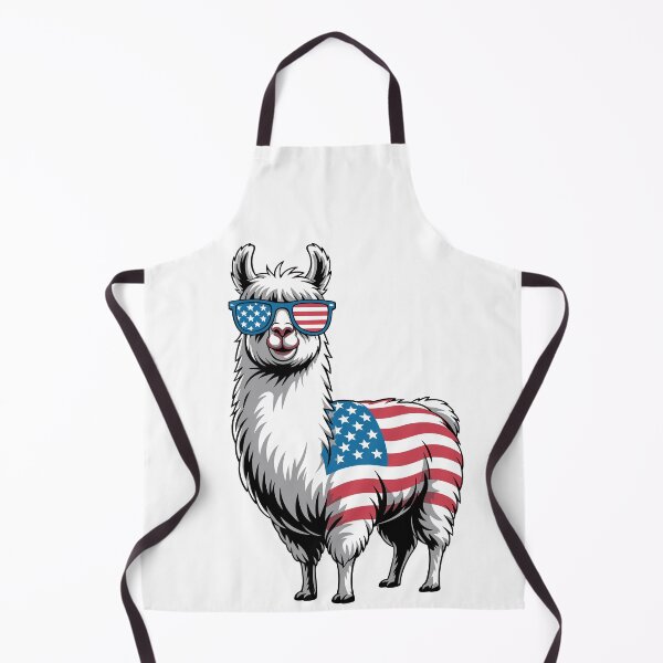 Item preview, Patriotic Llama Wearing Sunglasses designed and sold by jkrphoto.