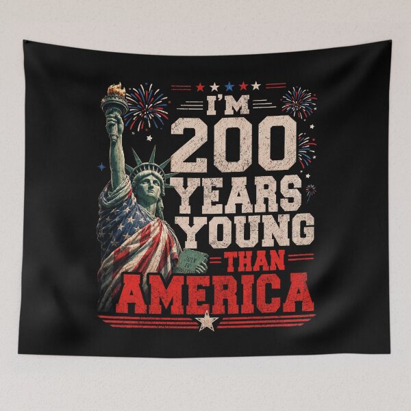 Item preview, I'm 200 Years Younger Than USA designed and sold by elongatedjazz.