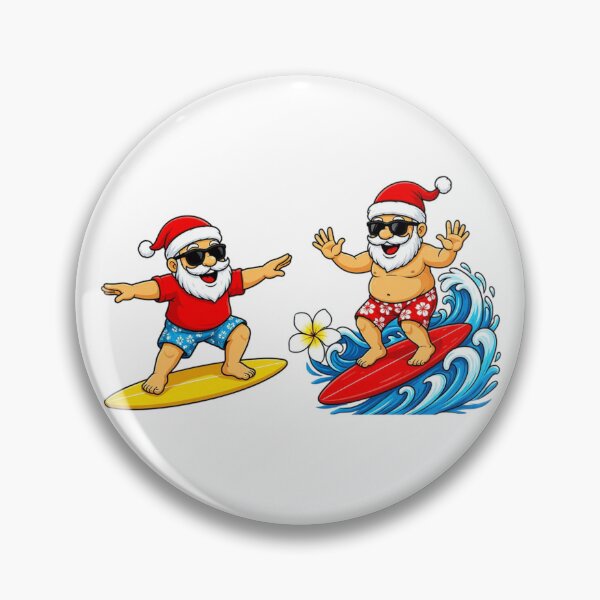 Item preview, Christmas In July Tropical Santa Summer Beach Christmas Holiday Vacation designed and sold by Thread&Fable.