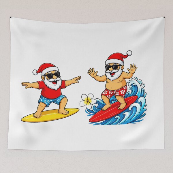 Item preview, Christmas In July Tropical Santa Summer Beach Christmas Holiday Vacation designed and sold by Thread&Fable.