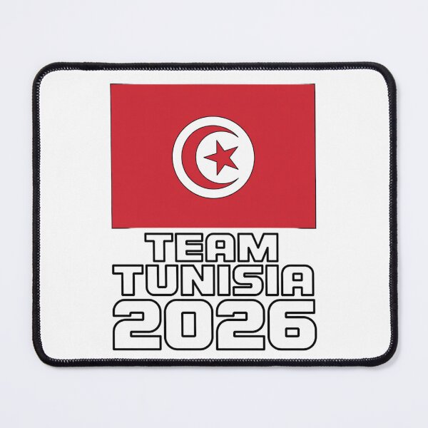 Item preview, Team Tunisia 2026 Fan Flag T-Shirt V14 designed and sold by DBWStudios.