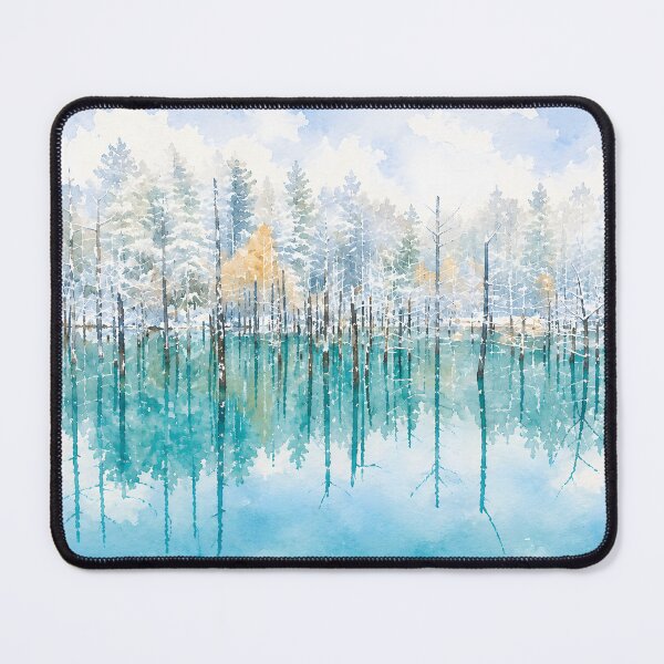 Item preview, Shirogane Blue Pond (Biei) designed and sold by HOMETOWN86.