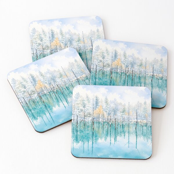 Item preview, Shirogane Blue Pond (Biei) designed and sold by HOMETOWN86.