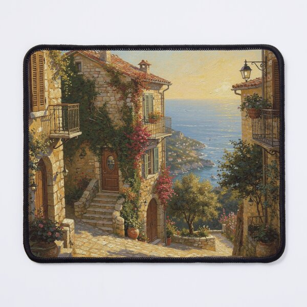 Item preview, Street in the village of Ezes (France) designed and sold by jefboutique6150.