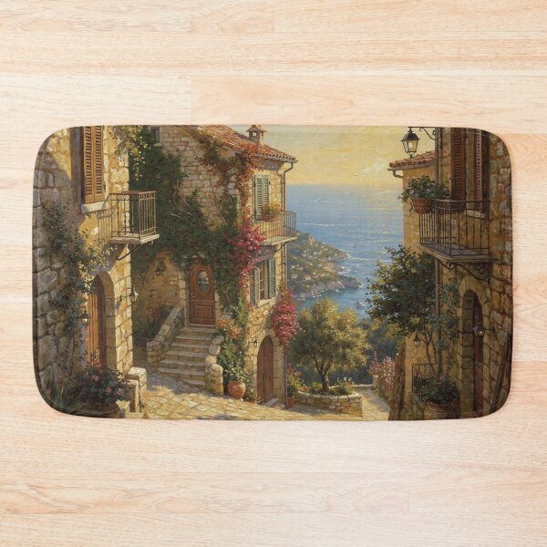 Item preview, Street in the village of Ezes (France) designed and sold by jefboutique6150.