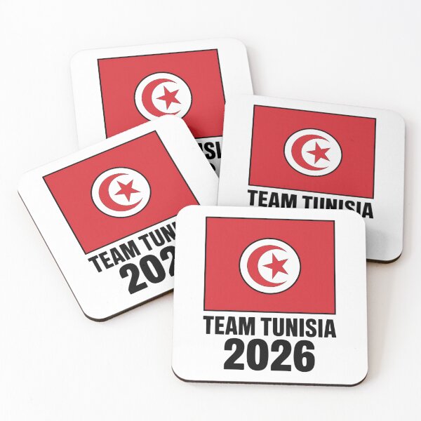 Item preview, Team Tunisia 2026 Fan Flag T-Shirt V15 designed and sold by DBWStudios.