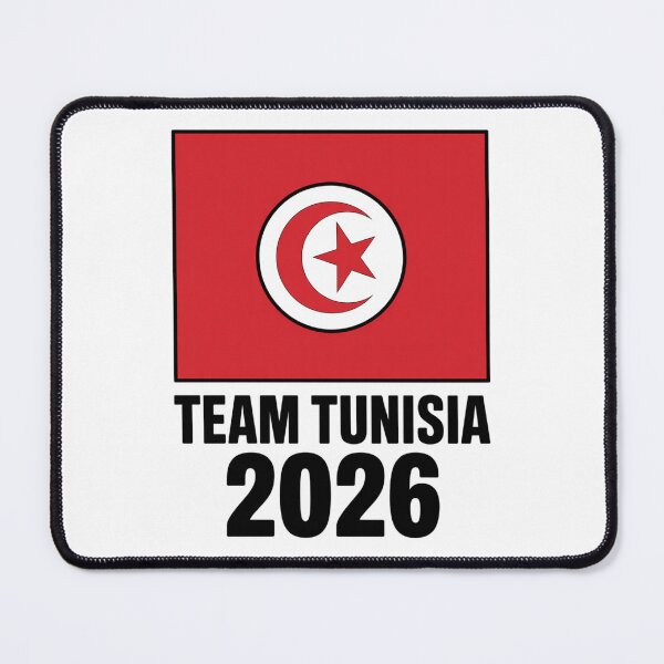 Item preview, Team Tunisia 2026 Fan Flag T-Shirt V15 designed and sold by DBWStudios.