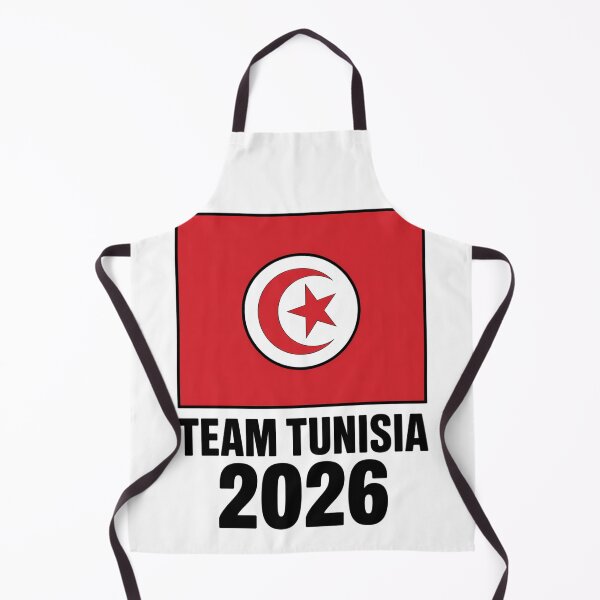 Item preview, Team Tunisia 2026 Fan Flag T-Shirt V15 designed and sold by DBWStudios.