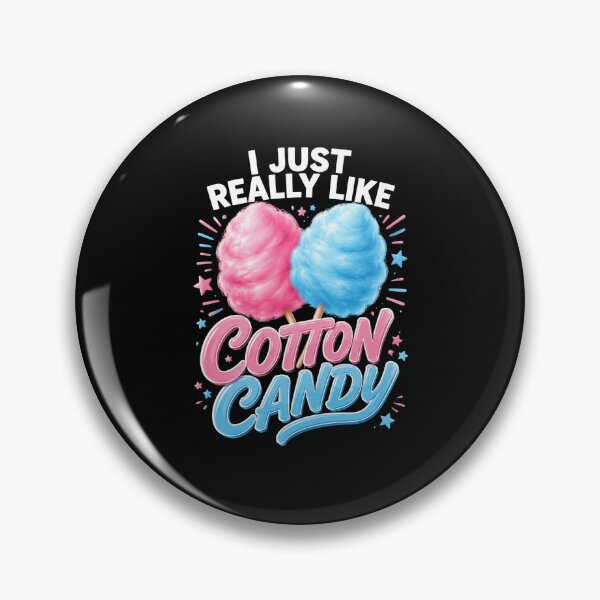 Item preview, I Just Really Like Cotton Candy Sweet Treat Fan designed and sold by FormalDehyena.