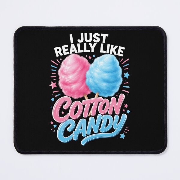 Item preview, I Just Really Like Cotton Candy Sweet Treat Fan designed and sold by FormalDehyena.