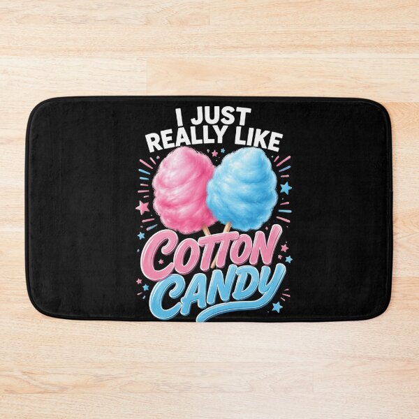 Item preview, I Just Really Like Cotton Candy Sweet Treat Fan designed and sold by FormalDehyena.