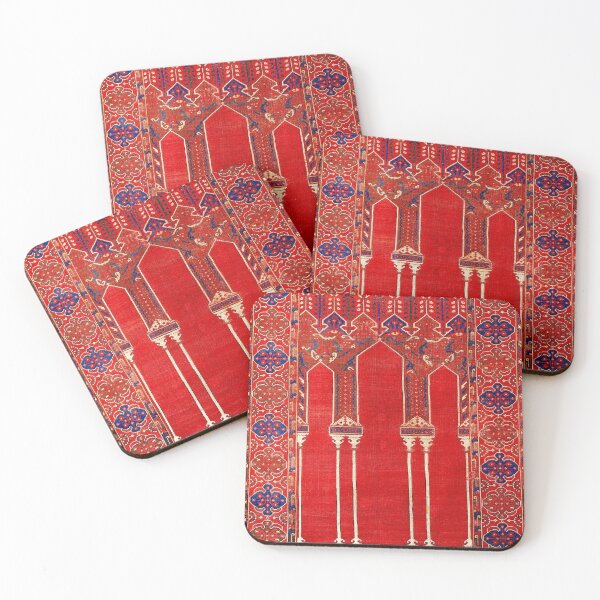 Item preview, Prayer Rug with Triple Arch Design designed and sold by Vicky Brago-Mitchell®.