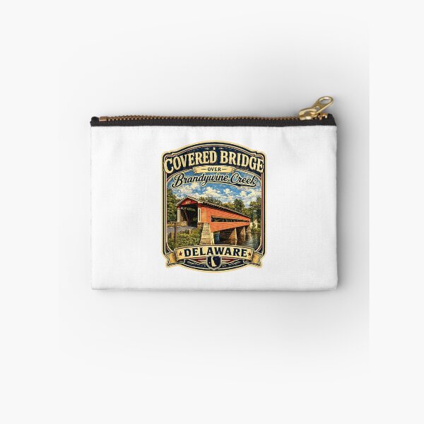 Item preview, Smith Covered Bridge over Brandywine Creek Rustic designed and sold by gotucoveredart.