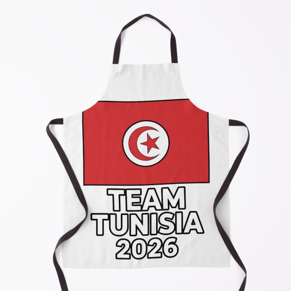 Item preview, Team Tunisia 2026 Fan Flag T-Shirt V16 designed and sold by DBWStudios.