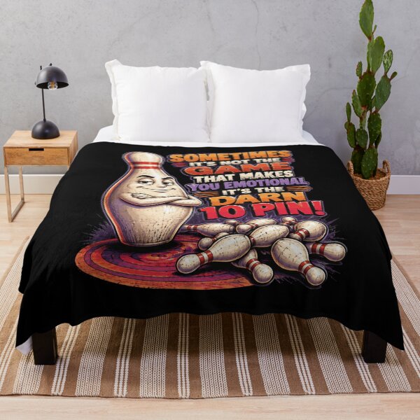 Item preview, Sometimes It's Not The Game That Makes You Emotional It's The Darn 10 Pin! Funny Bowling Player Bowler Quote designed and sold by FormalDehyena.