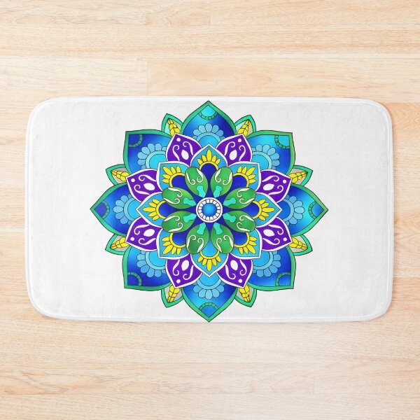 Artikelvorschau, Blue Harmony Mandala entworfen und verkauft von HealingArtByLna.