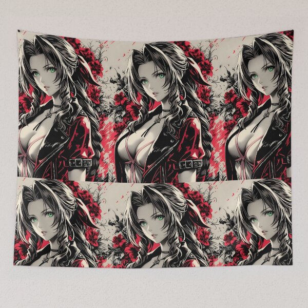 Item preview, aerith final fantasy designed and sold by AnimeHentaiArt.