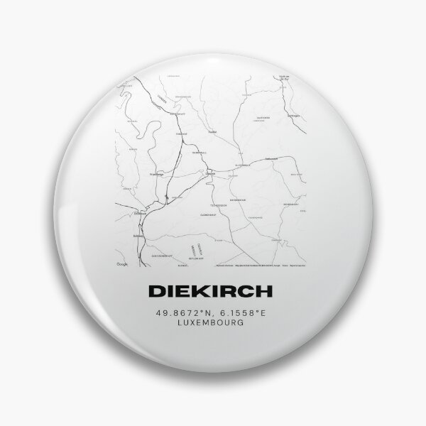 Item preview, Diekirch Luxembourg Minimalist City Map Art Print designed and sold by RM-Journey.