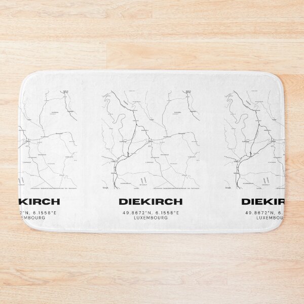 Item preview, Diekirch Luxembourg Minimalist City Map Art Print designed and sold by RM-Journey.
