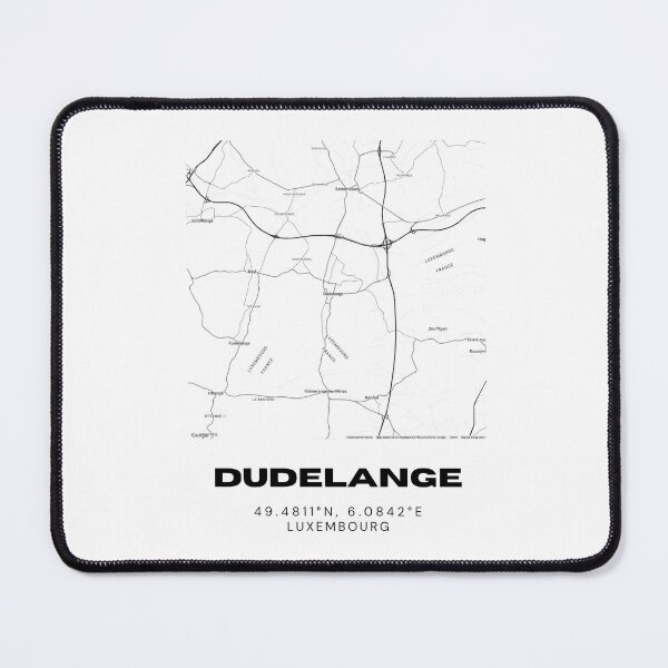 Item preview, Dudelange Luxembourg Minimalist City Map Art Print designed and sold by RM-Journey.