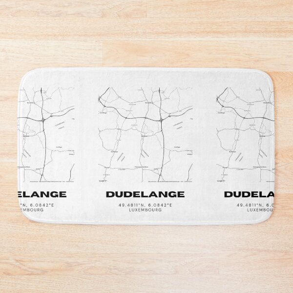 Item preview, Dudelange Luxembourg Minimalist City Map Art Print designed and sold by RM-Journey.