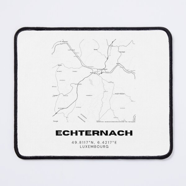 Item preview, Echternach Luxembourg Minimalist City Map Art Print designed and sold by RM-Journey.
