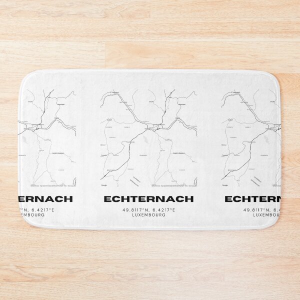 Item preview, Echternach Luxembourg Minimalist City Map Art Print designed and sold by RM-Journey.
