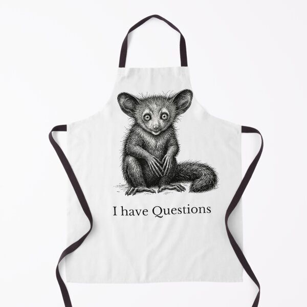 Item preview, Aye-Aye – I Have Questions designed and sold by lazydogonline.