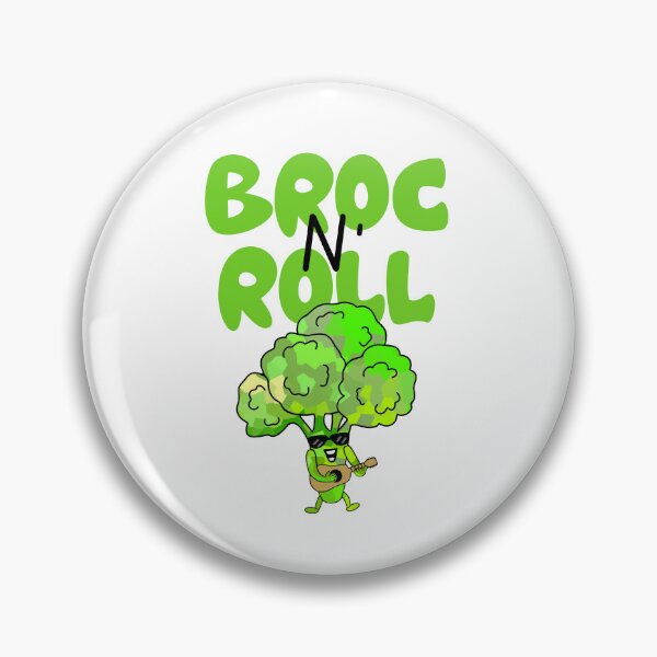 Item preview, Broc And Roll Funny Broccoli Pun designed and sold by Sartoris Art.