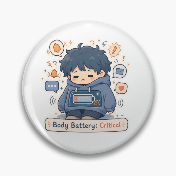 Item preview, Body Battery – Low Charge, High Noise designed and sold by Dewer Shop.