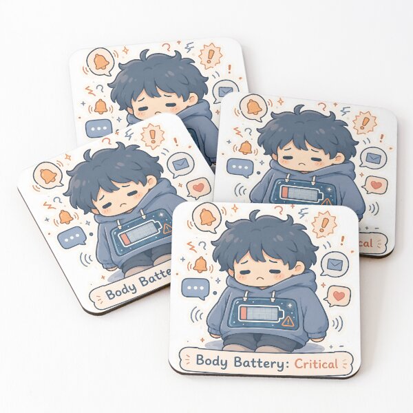 Item preview, Body Battery – Low Charge, High Noise designed and sold by Dewer Shop.
